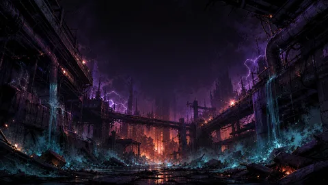 Neon Drain background artwork preview